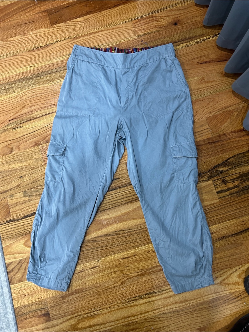 Soft Surroundings Men's Dusty Blue Cargo Pants
